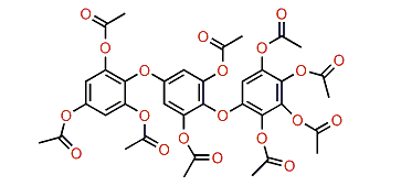 Hydroxytrifuhalol A nonaacetate